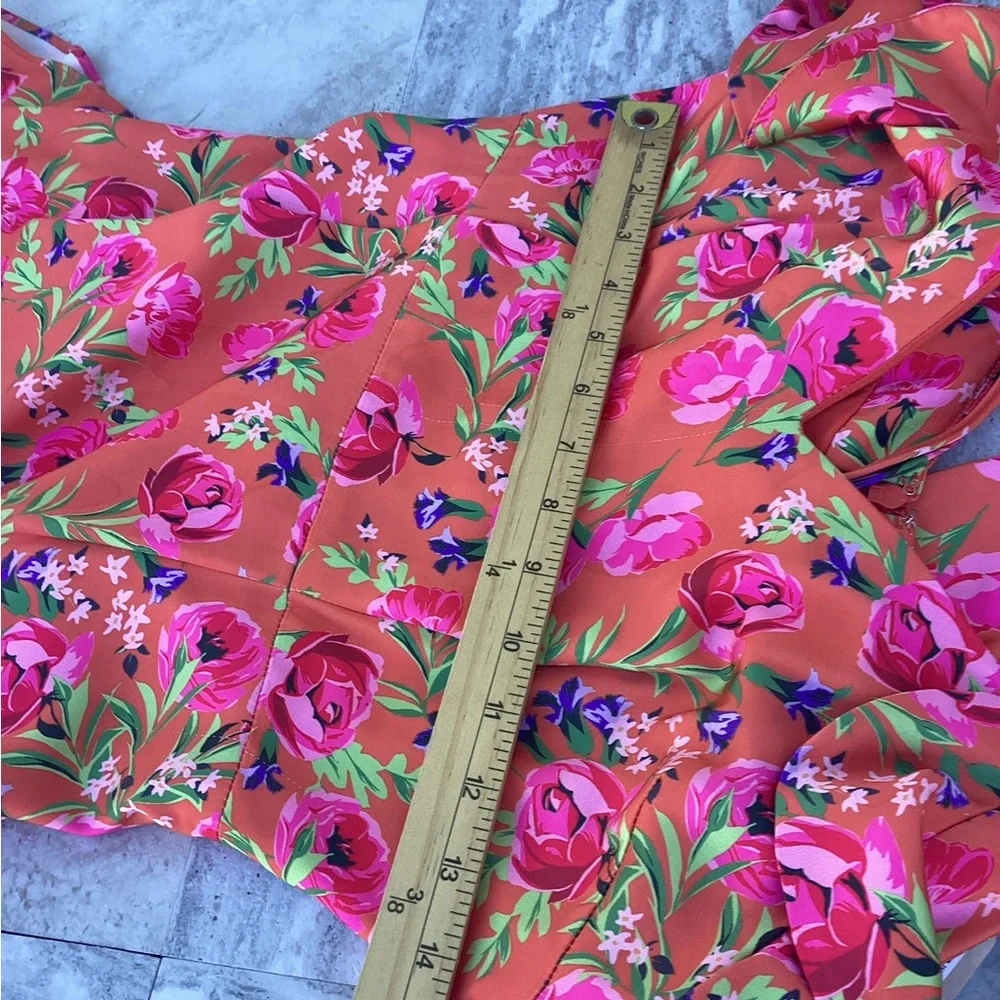 Anthropologie Keepsake Tiered Maxi Dress Size medium Avant Garde boho glam - Picture 5 of 6